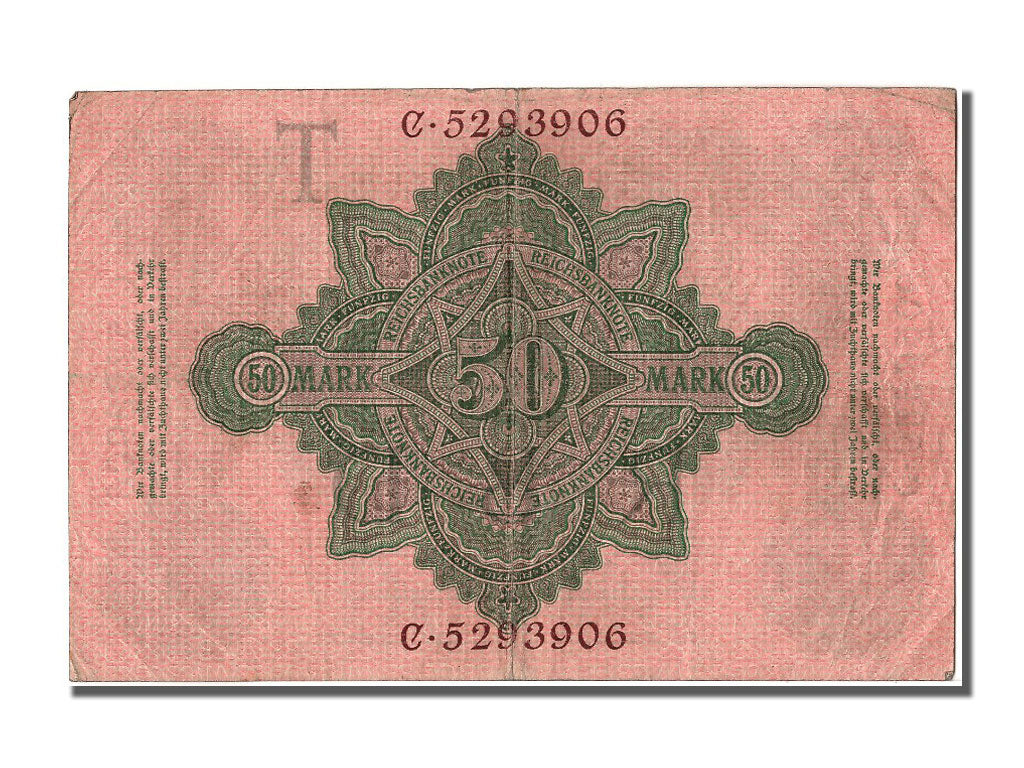 Banknote, Germany, 50 Mark, 1910, 1910-04-21, EF(40-45)