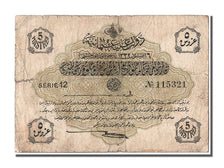 Turkey, 5 Piastres, KM #87, VG(8-10), 115321