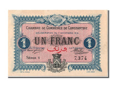 Algeria, 1 Franc, 1916, 1916-11-07, UNC(63), 7