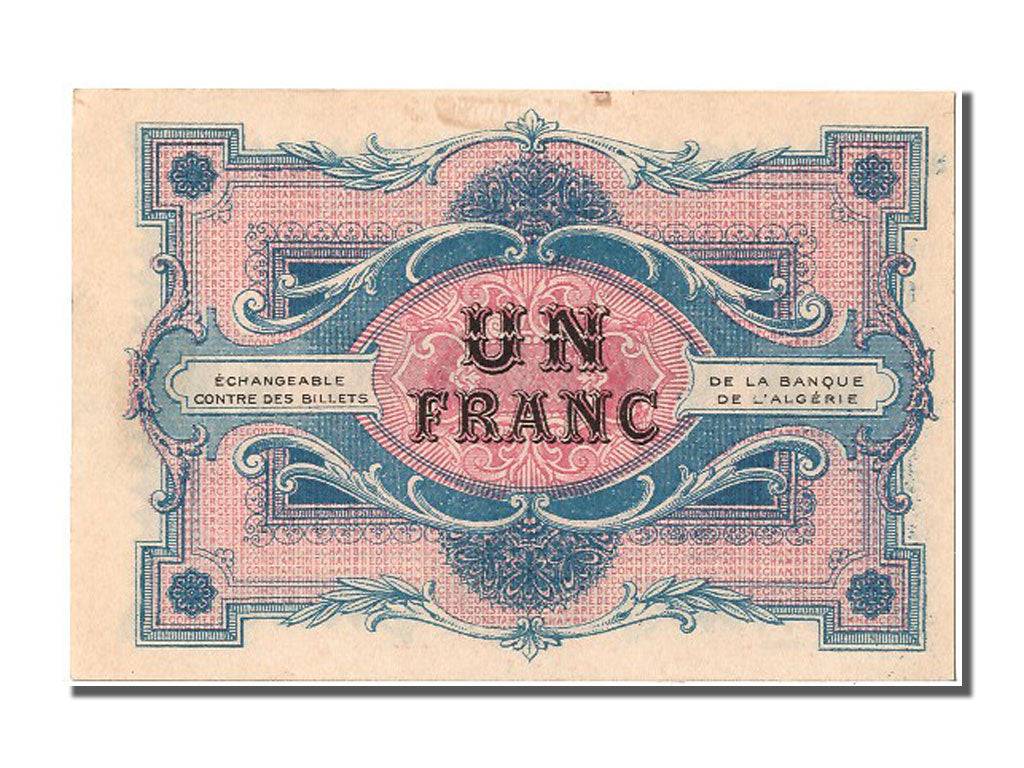 Algeria, 1 Franc, 1916, 1916-11-07, UNC(63), 7