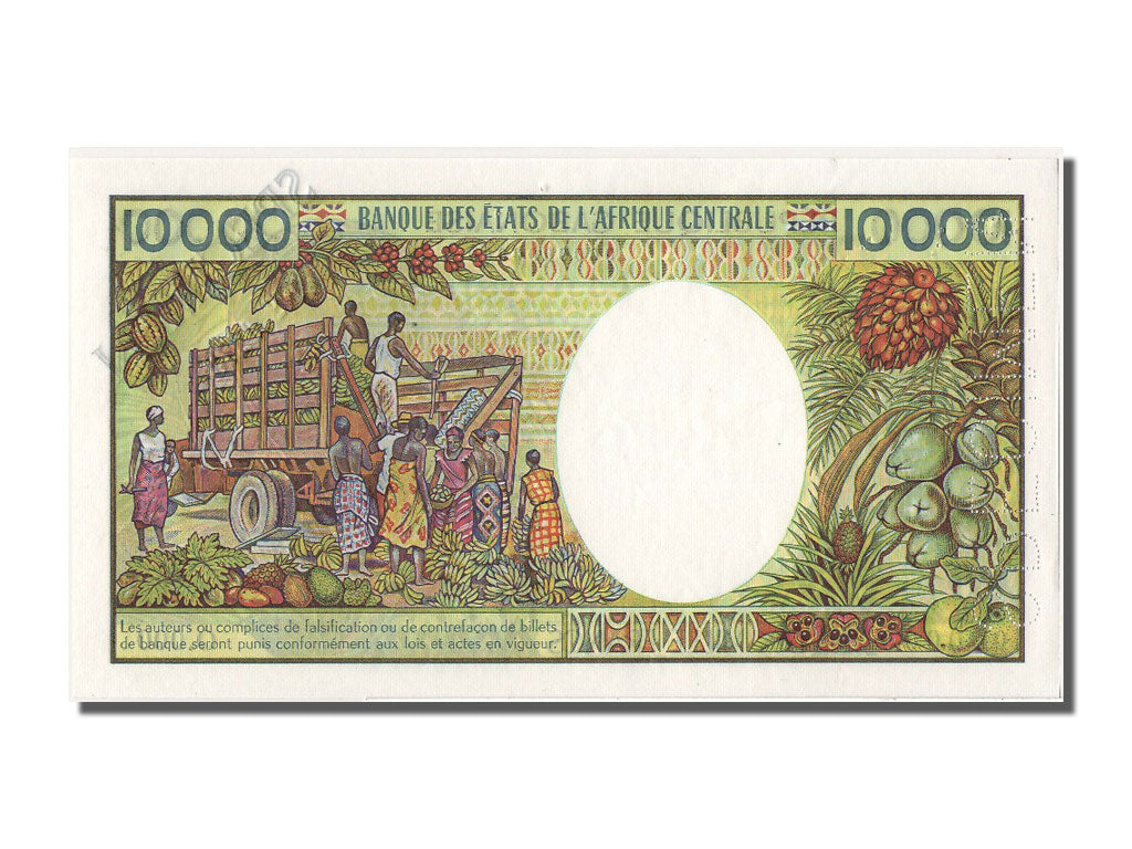 Gabon, 10,000 Francs, 1983, KM #7s, UNC(60-62), O.000