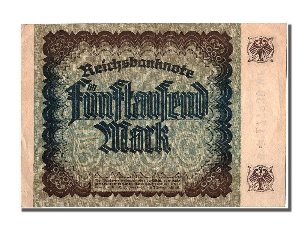 Banknote, Germany, 5000 Mark, 1922, 1922-12-02, UNC(60-62)