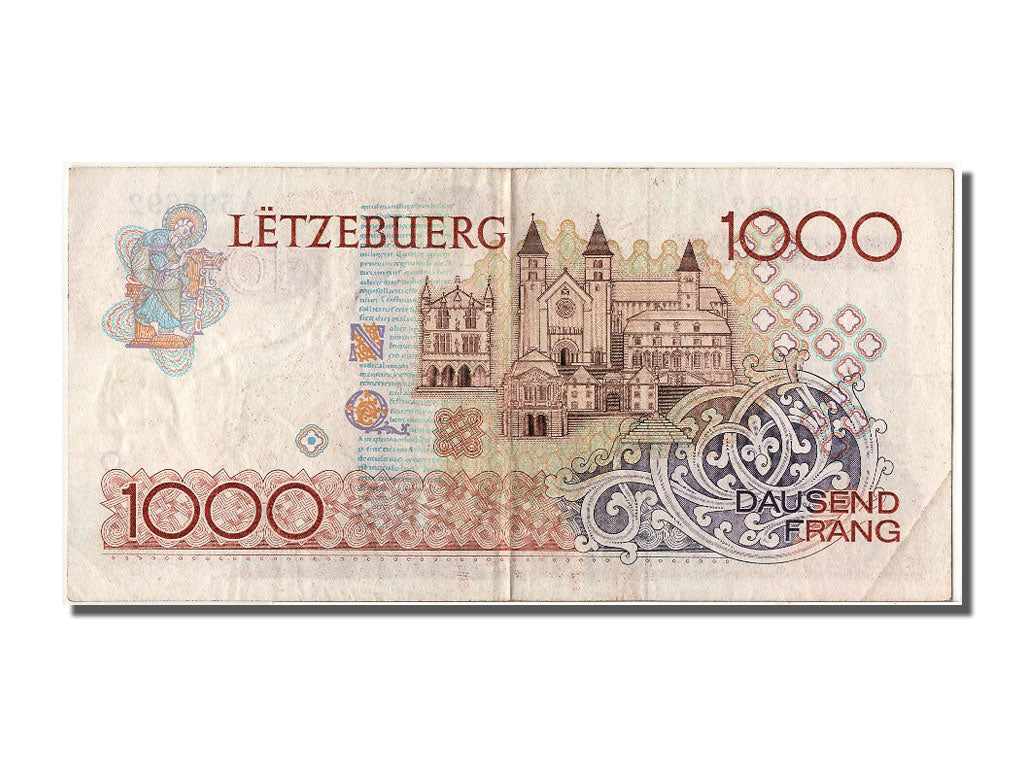 Luxembourg, 1000 Francs, EF(40-45), A598692