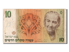 Israel, 10 New Sheqalim, 1992, KM #53c, VF(30-35), 1076351895