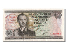 Luxembourg, 50 Francs, 1972, KM #55a, 1972-08-25, AU(50-53), C 262062