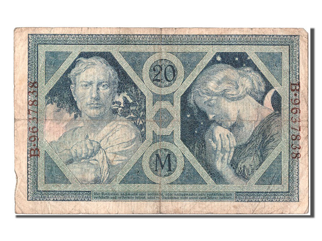 Germany, 20 Mark, 1915, KM #63, 1915-11-04, VF(30-35), B.9637838