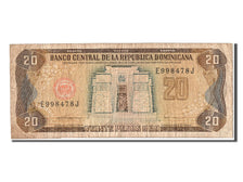 Dominican Republic, 20 Pesos Oro, 1990, KM #133, VF(30-35), E998478J