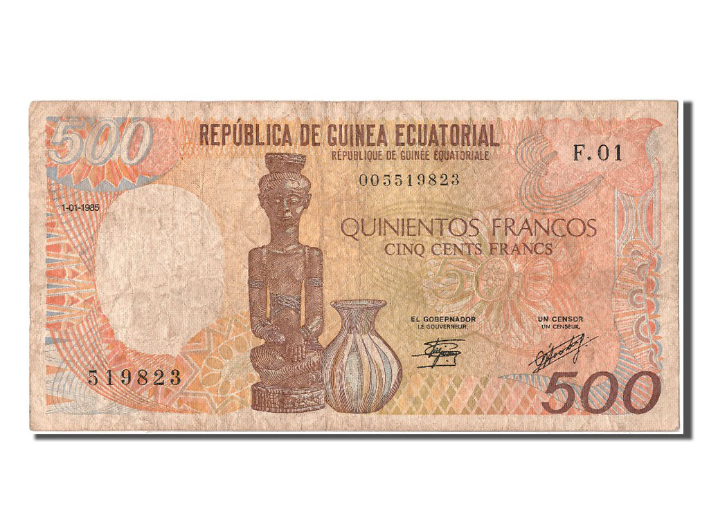 Guinea equatoriale, 500 Francos, 1985, 1985-01-01, MB