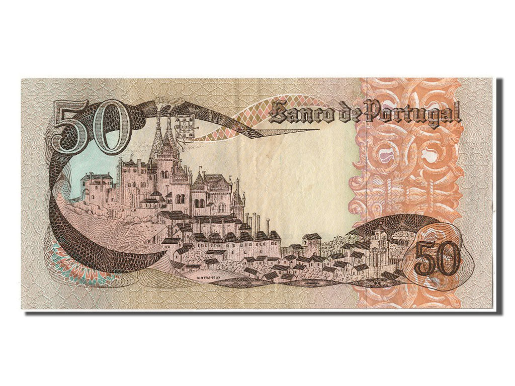 Geldschein, Portugal, 50 Escudos, 1968, 1968-05-28, SS+