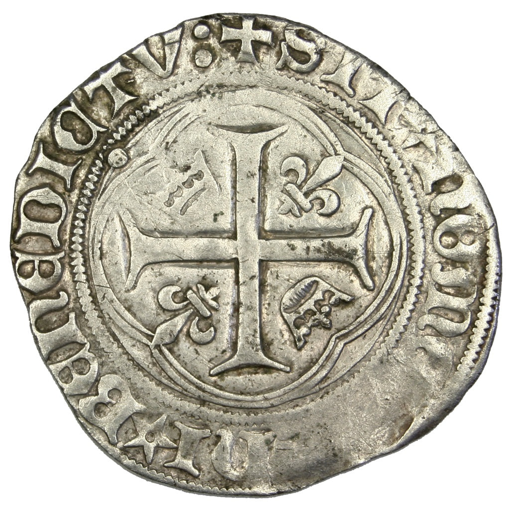 Charles VII, Blanc à la couronne