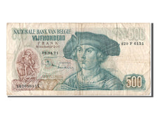 Billete, 500 Francs, 1971, Bélgica, 1971-04-28, MBC
