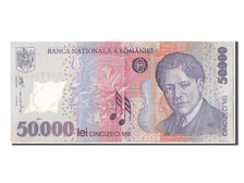 Romania, 50,000 Lei, 2001, KM #113a, UNC(63), 026A3911400