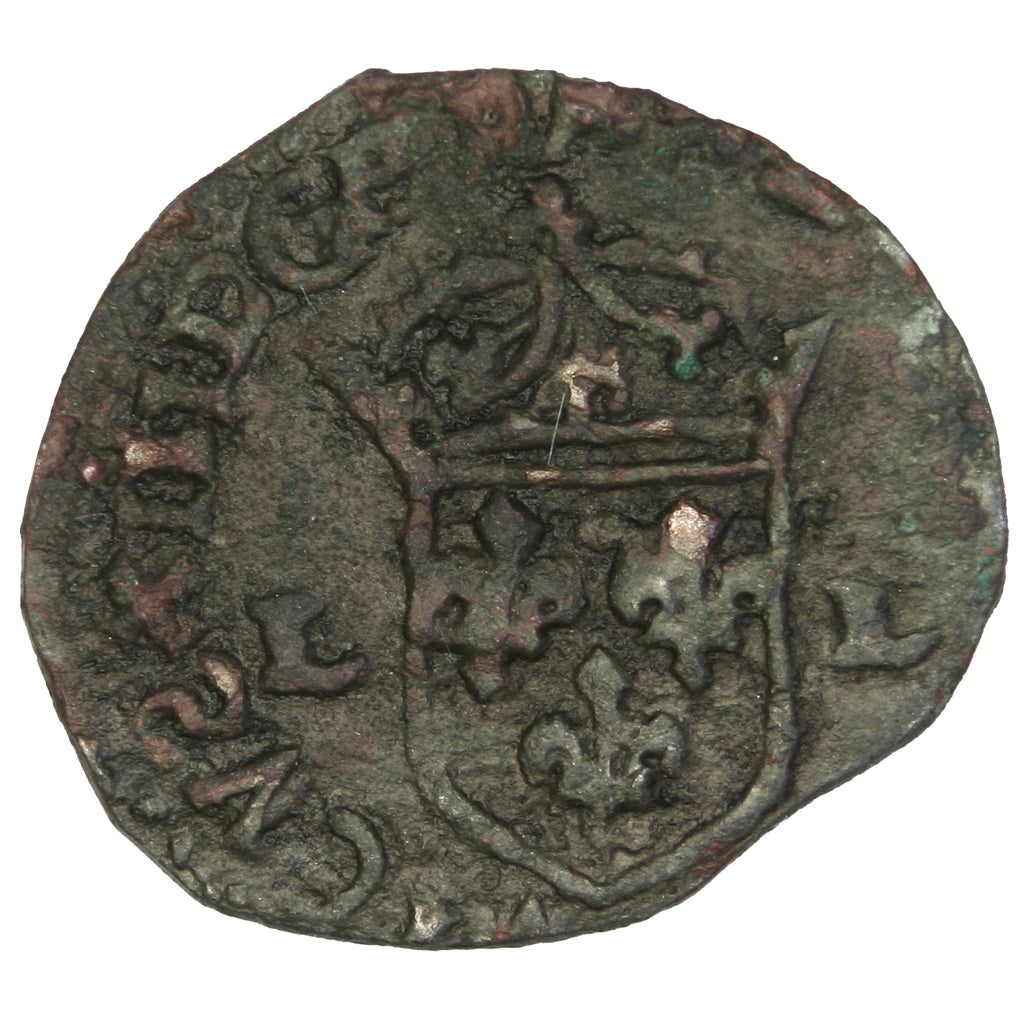 FRANCE, Douzain, VF(20-25), Copper, Droulers #134 H/D, 2.85