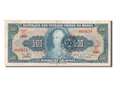 Brazil, 50 Centavos on 500 Cruzeiros, KM #186a, EF(40-45), 1A 1496A 006654