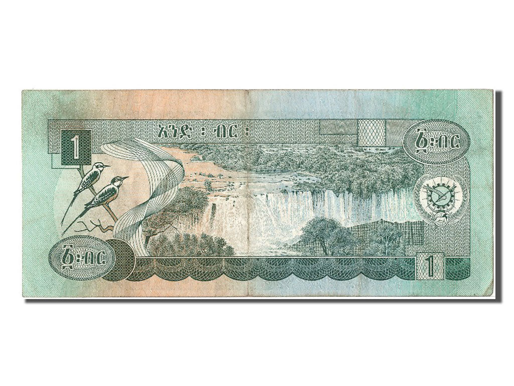 Ethiopia, 1 Birr, 1976, KM #30a, AU(50-53), AC6224180