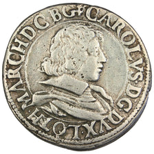 Stati tedeschi, LORRAINE, Karl III, Teston, 1629, Nancy, BB, Argento, Boudeau...