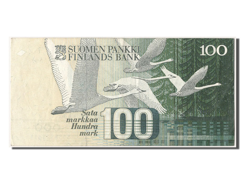 Finland, 100 Markkaa, 1986, KM #115a, AU(55-58), 5158523611