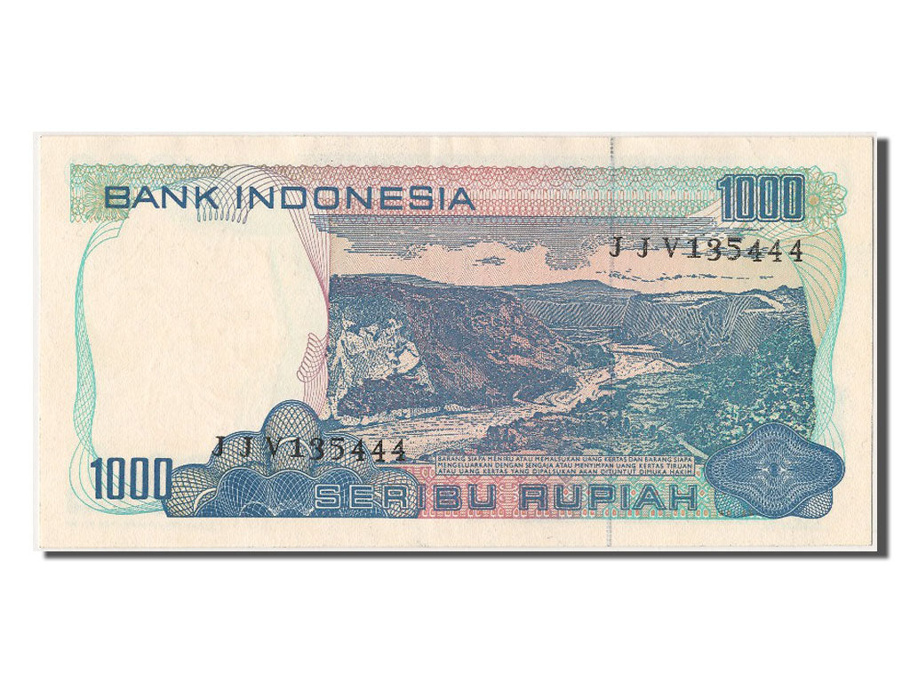 Billete, 1000 Rupiah, 1980, Indonesia, UNC