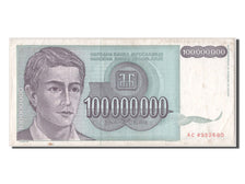Banknote, Yugoslavia, 100,000,000 Dinara, 1993, EF(40-45)