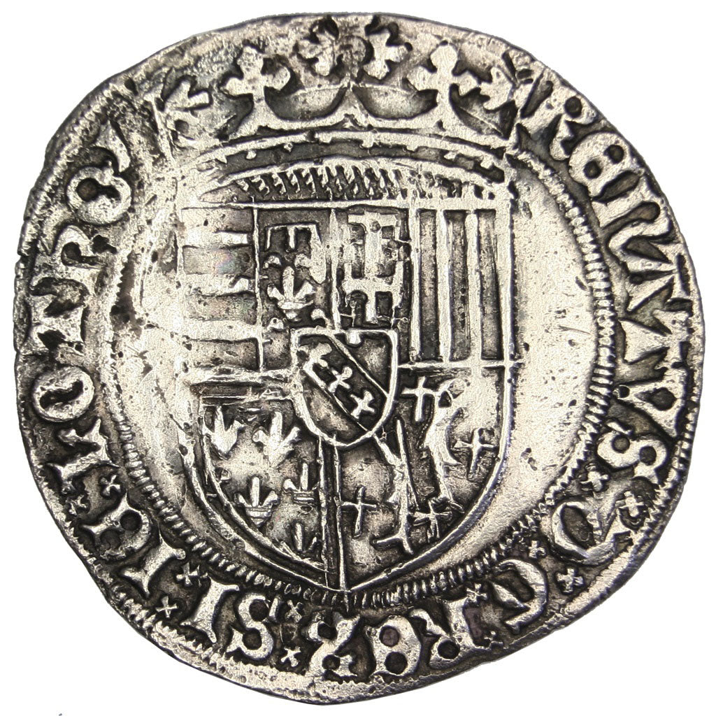 FRANCE, Double Gros, Nancy, EF(40-45), Silver, Boudeau #1499, 3.61
