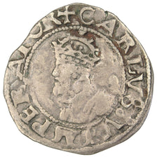 FRANCE, Demi Carolus, 1555, Besançon, EF(40-45), Silver, Boudeau #1295, 0.71