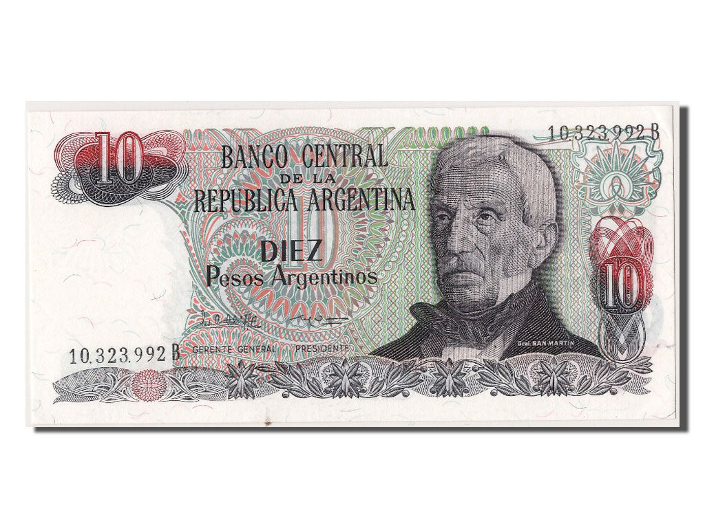 Geldschein, Argentinien, 10 Pesos Argentinos, UNZ