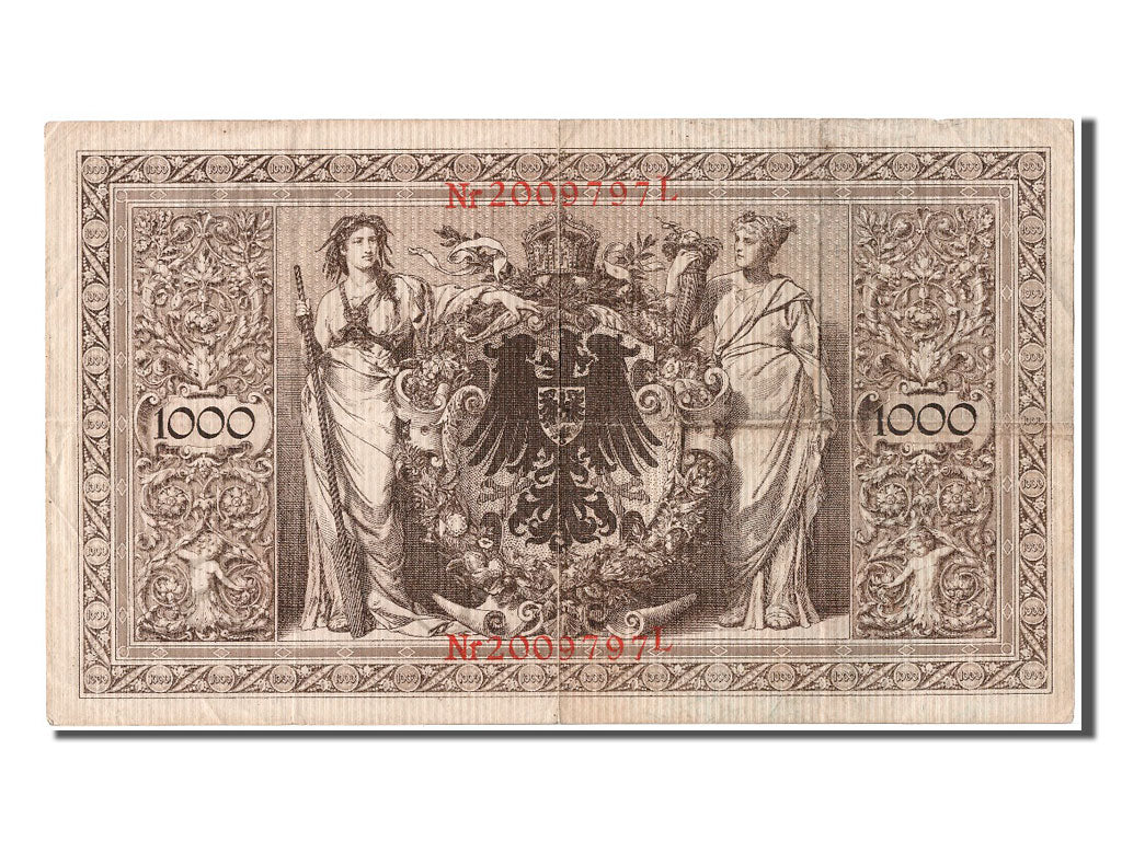 Banknote, Germany, 1000 Mark, 1910, 1910-04-21, AU(50-53)