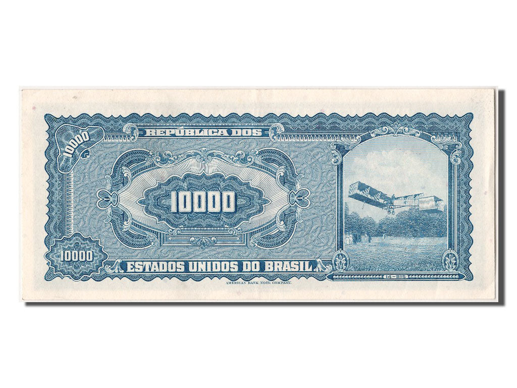 Brazil, 10 Cruzeiros Novos on 10,000 Cruzeiros, KM #189c, UNC(63), 1819A 082423