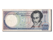 Banconote, Venezuela, 500 Bolivares, 1987, 1987-02-03, MB+