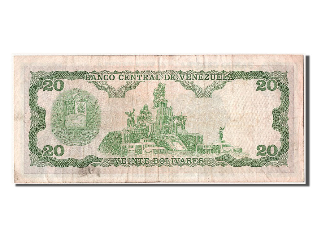 Geldschein, Venezuela, 20 Bolivares, 1984, 1984-09-25, S+