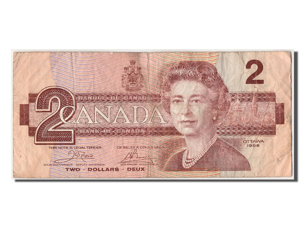 Canada, 2 Dollars, 1986, KM #94a, VF(30-35), AUB9613479