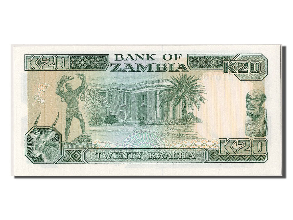 Geldschein, Sambia, 20 Kwacha, UNZ