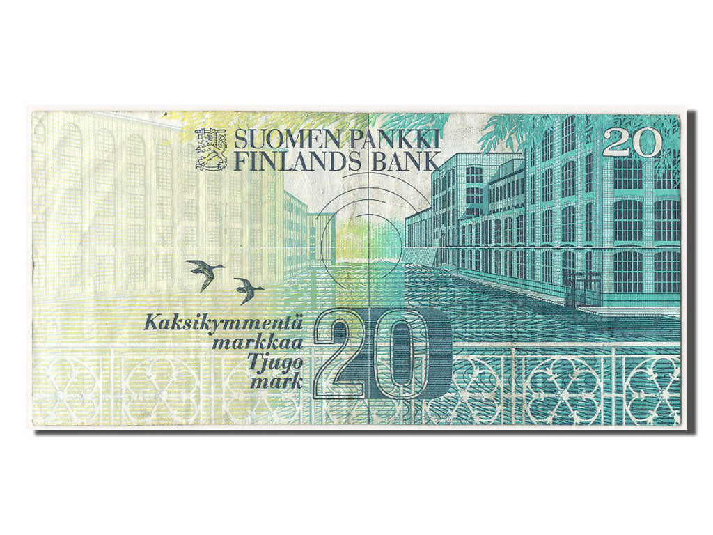 Finland, 20 Markkaa, 1993, KM #122, EF(40-45), 2067226720
