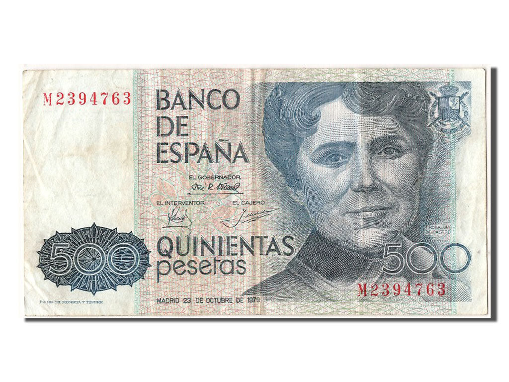 Banknote, Spain, 500 Pesetas, 1979, 1979-10-23, EF(40-45)