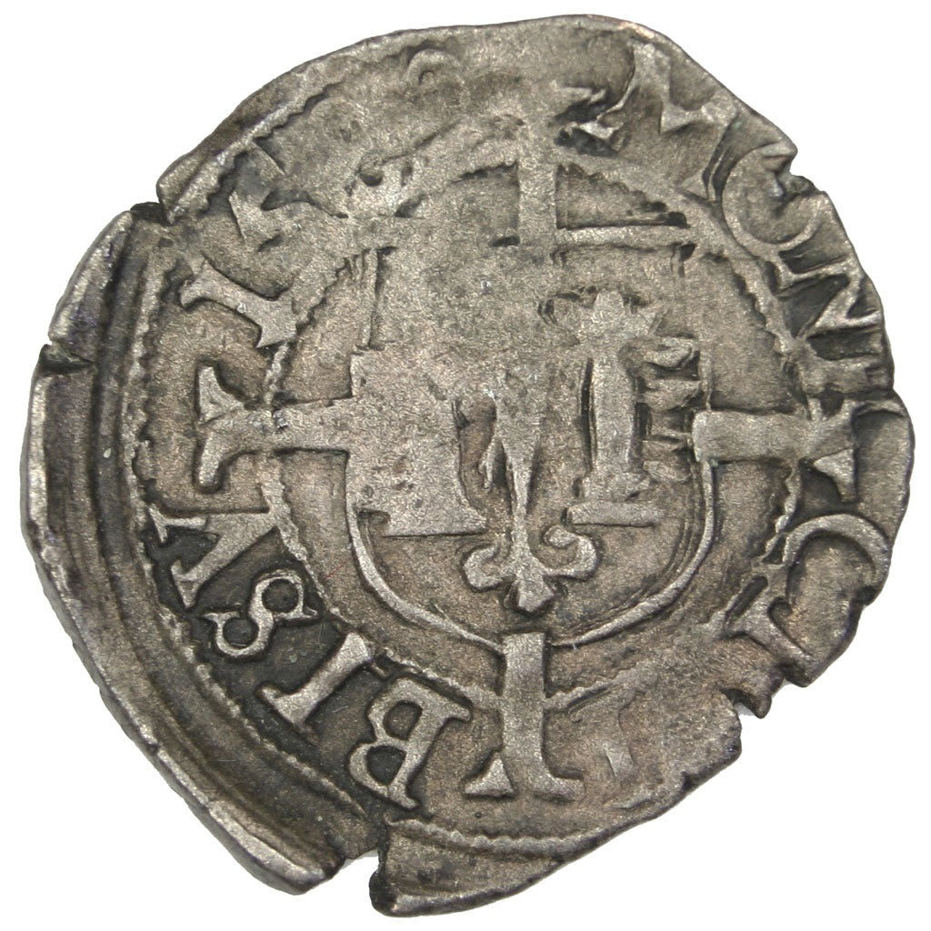 FRANCE, Demi Carolus, Besançon, VF(30-35), Silver, Boudeau #1295, 1.07