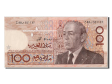 Biljet, Marokko, 100 Dirhams, 1987, SPL