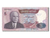 Banknot, Tunisia, 5 Dinars, 1983, 1983-11-03, AU(55-58)