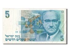 Banknote, Israel, 5 New Sheqalim, 1987, AU(55-58)