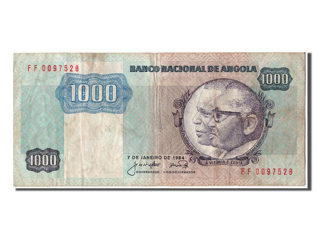 Banknote, Angola, 1000 Kwanzas, 1984, 1984-01-07, VF(30-35)