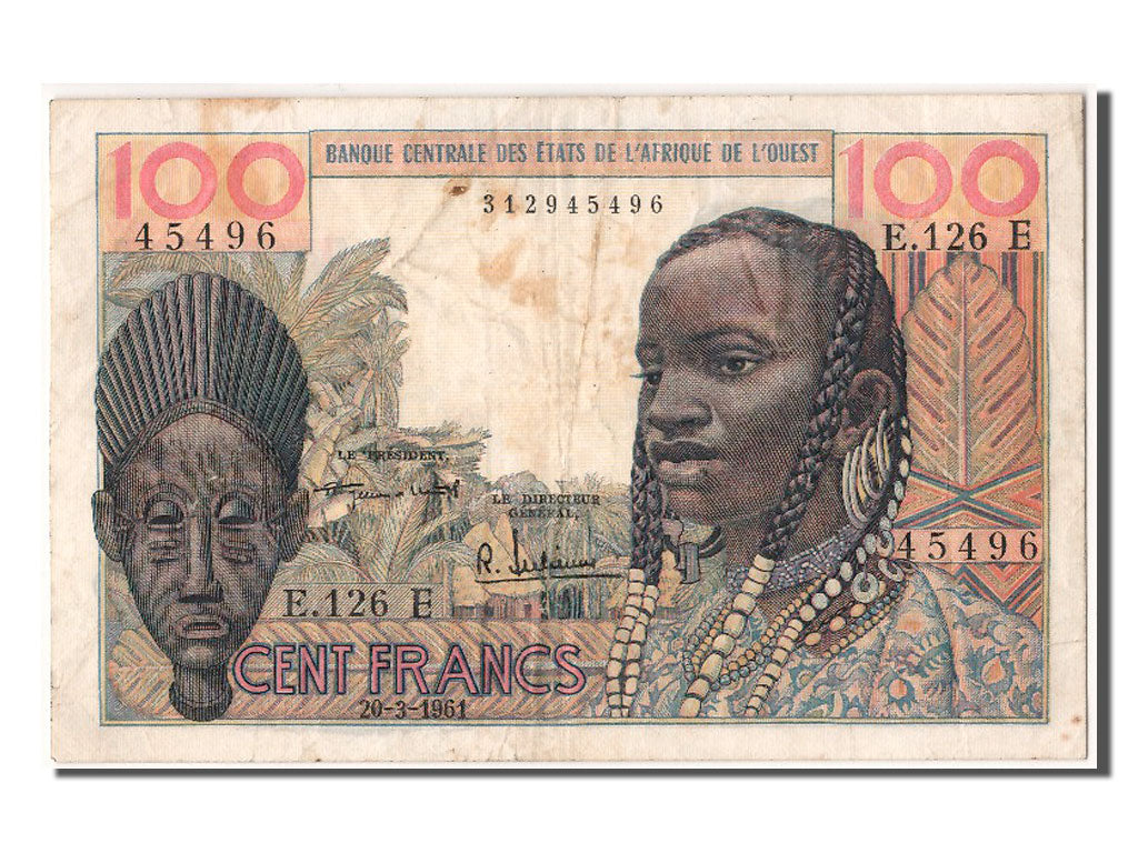 Stati dell'Africa occidentale, 100 Francs, 1961, 1961-03-20, BB