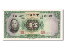 Biljet, China, 5 Yüan, 1936, SPL
