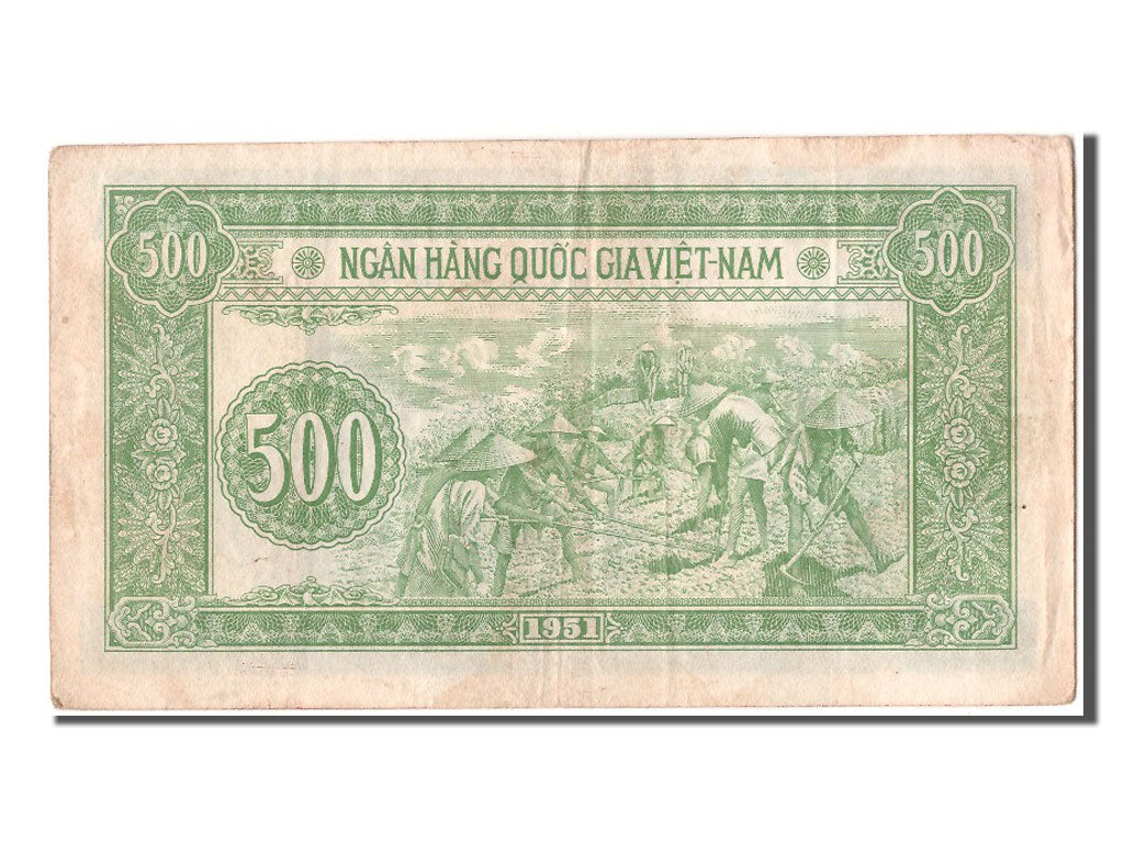 Viet Nam, 500 D<ox>ng, 1951, KM #64a, EF(40-45), AB 3005079