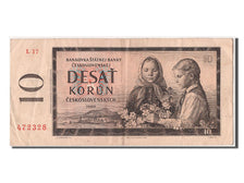 Biljet, Tsjecho-Slowakije, 10 Korun, 1960, TTB