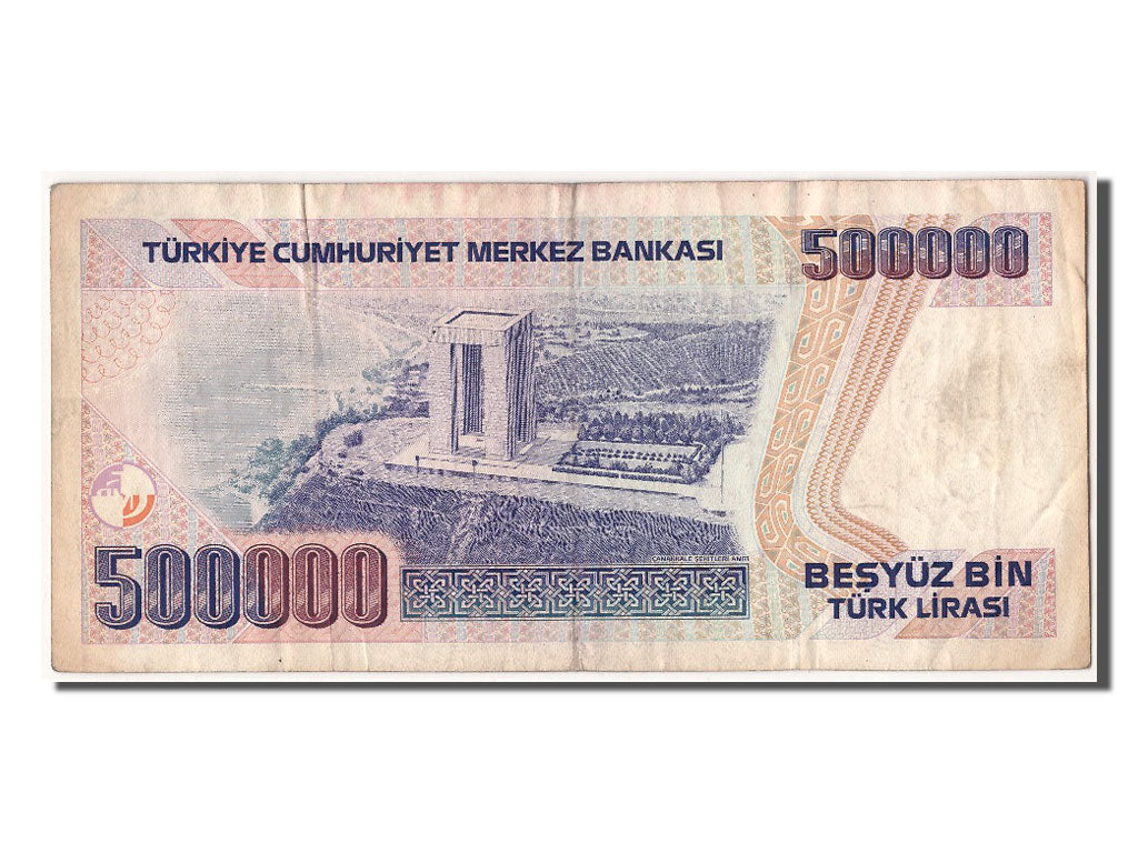 Turkey, 500,000 Lira, 1970, KM #208, EF(40-45), B26 094928