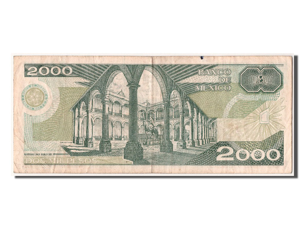 Billete, 2000 Pesos, 1987, México, MBC