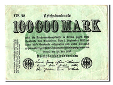 Banknote, Germany, 100,000 Mark, 1923, 1923-07-25, AU(50-53)