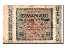 Banknote, Germany, 20 Milliarden Mark, 1923, 1923-10-01, VF(20-25)