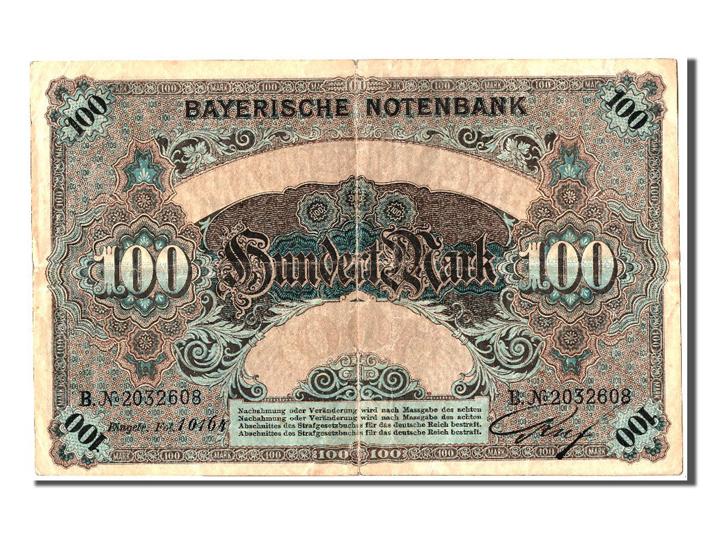 German States, 100 Mark, 1900, KM #S922, 1900-01-01, EF(40-45), 2032608