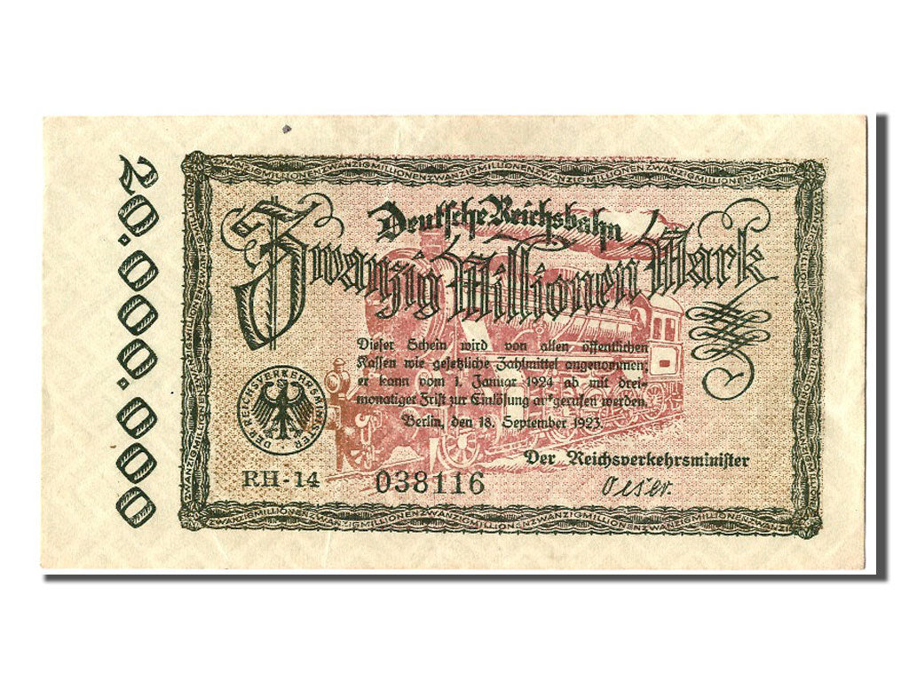 Germania, 20 Millionen Mark, 1923, 1923-09-18, SPL