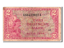 Banknote, GERMANY - FEDERAL REPUBLIC, 2 Deutsche Mark, 1948, VF(20-25)
